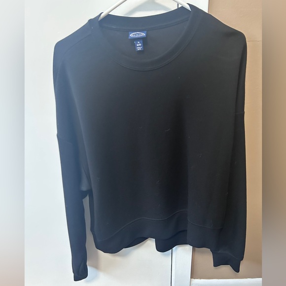 Scoop Sweaters - Women's Black Scoop Long Sleeve